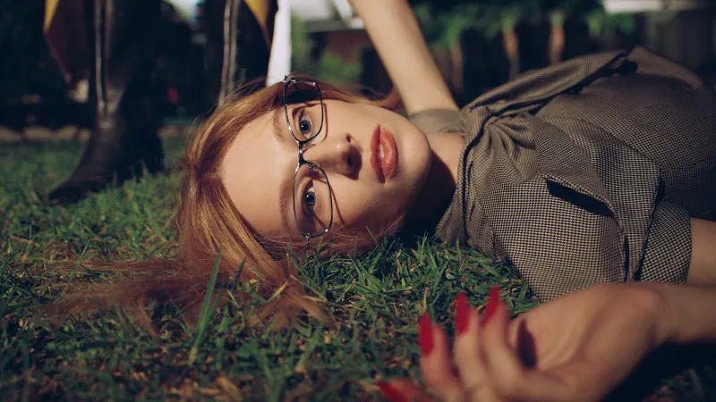 Acetate frames in daylight