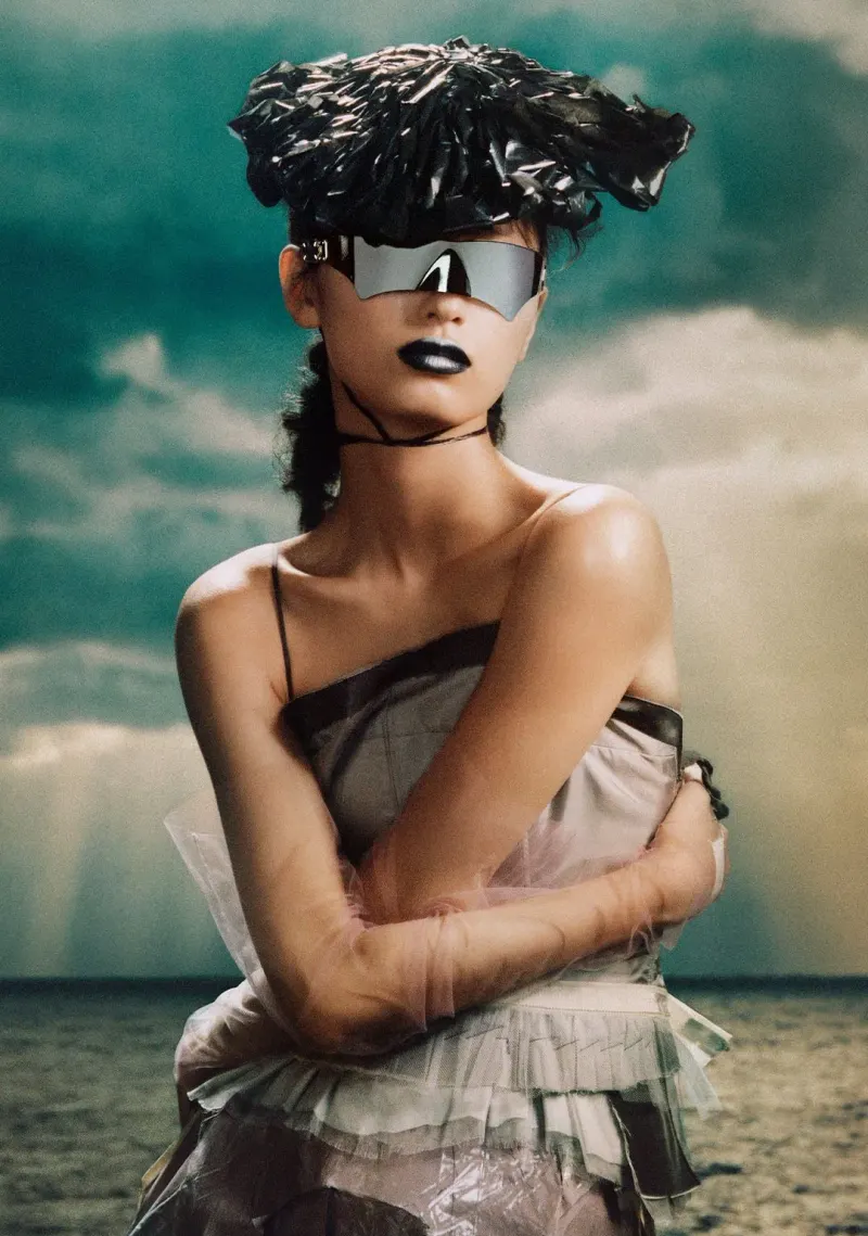 Mori campaign portrait, eyewear worn